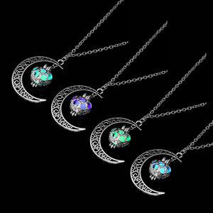 Amazing Moon Glowing Necklace - SpookyHollow