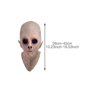 CREEPY Alien Horror Mask      (( UFO Headset )) - SpookyHollow