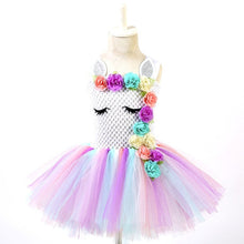 Load image into Gallery viewer, Unicorn Tutu Flower Dress Toddler for Girls - SpookyHollow