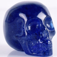 Load image into Gallery viewer, 2 inch Handmade Natural stone skull figurine (Crystal Carved) - SpookyHollow