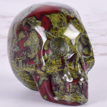 Load image into Gallery viewer, 2 inch Handmade Natural stone skull figurine (Crystal Carved) - SpookyHollow