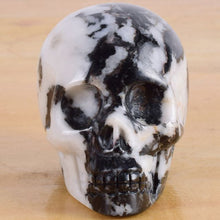 Load image into Gallery viewer, 2 inch Handmade Natural stone skull figurine (Crystal Carved) - SpookyHollow