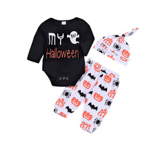 Load image into Gallery viewer, 0-12M Halloween baby clothing - SpookyHollow