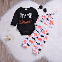 Load image into Gallery viewer, 0-12M Halloween baby clothing - SpookyHollow