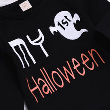 Load image into Gallery viewer, 0-12M Halloween baby clothing - SpookyHollow