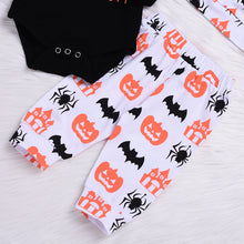 Load image into Gallery viewer, 0-12M Halloween baby clothing - SpookyHollow