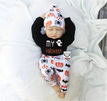 Load image into Gallery viewer, 0-12M Halloween baby clothing - SpookyHollow