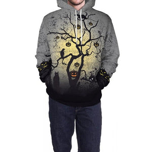 Halloween Night Party Pullover Hoodies - SpookyHollow