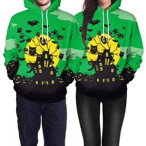 Halloween Night Party Pullover Hoodies - SpookyHollow