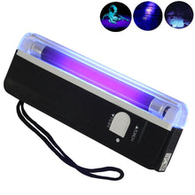 Load image into Gallery viewer, Handheld UV Black Light Torch Portable Blacklight with LED UV Flashlight Torch Mini Hand Light Latarka Work light Linterna - SpookyHollow